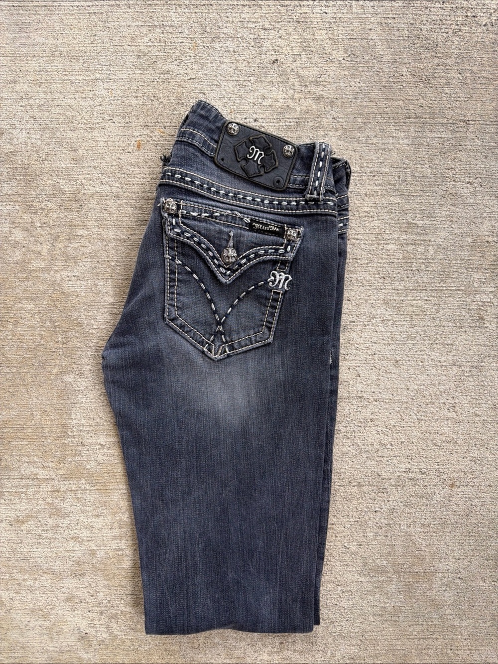 Miss Me Women’s Size 29X 31 Dark Wash Jeans Boot
